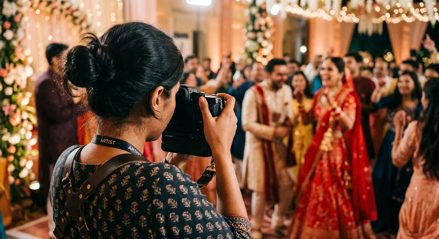 Our photographer capturing a moment